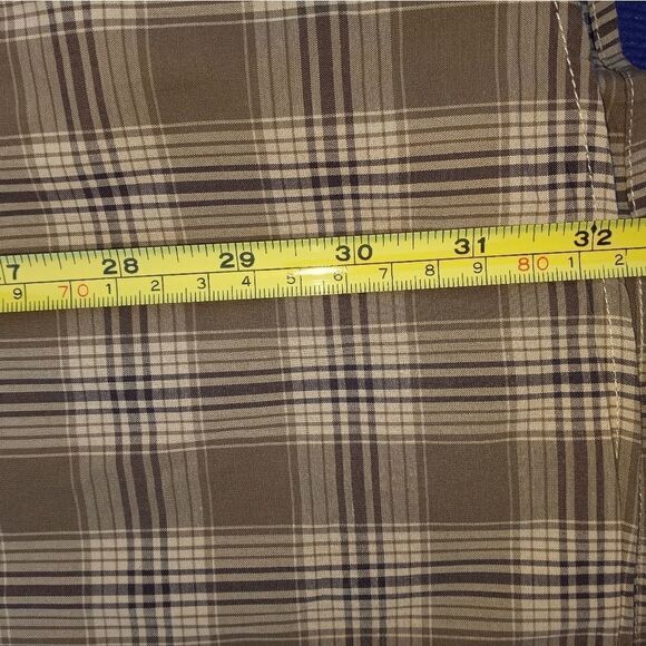 Cutter& Buck Xl Longsleeves Plaid Pocket Men's Shirt - Picture 6 of 8